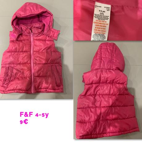 Ružová prechodná bunda, f&f,110