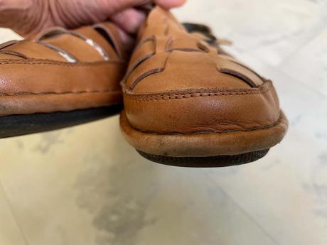 Celokožené sandále, rieker,42