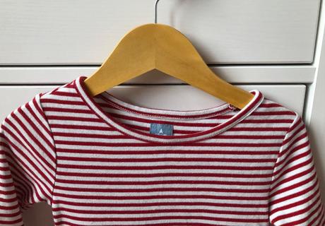 Červeno - biele pásikavé šaty, gap, 110, gap,110