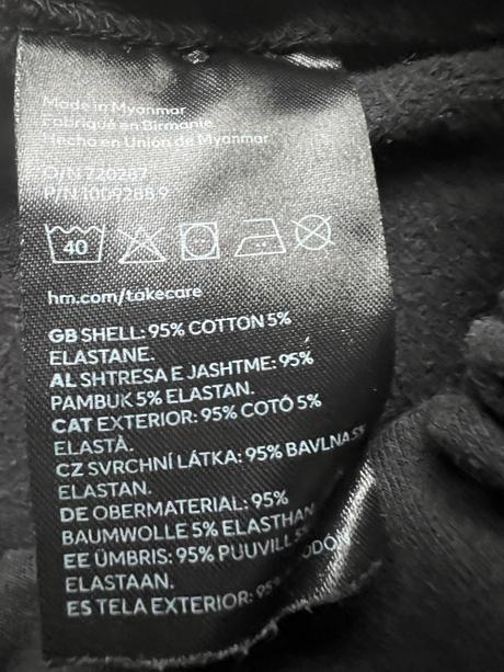 Legíny mierne zateplené s regulovateľným pásom, h&m,134