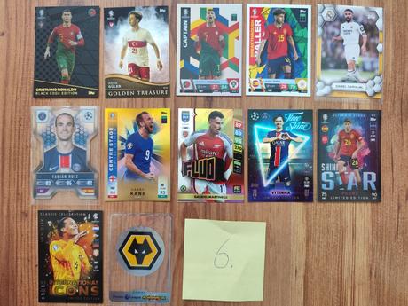 Futbalové kartičky - vzácnejšie,