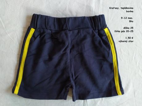 Kraťasy (teplákovina), bhs,80
