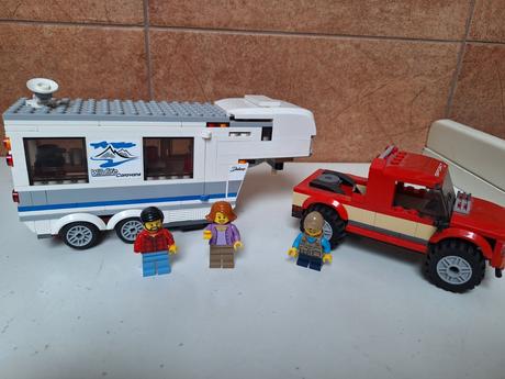 60182 lego city - pick-up a karavan, 