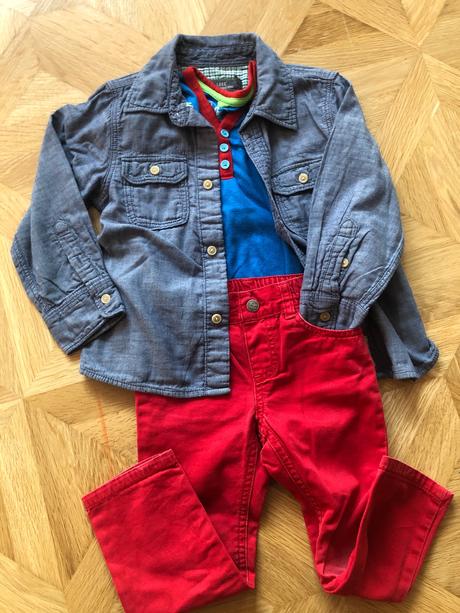 Rifľová košieľka, h&m,110