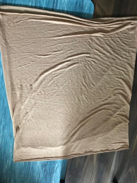 Nekonečný šál / štóla medeno-ružová trblietavá,