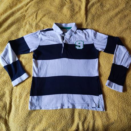 Pólo tričko veľ 10r modro biele, 140