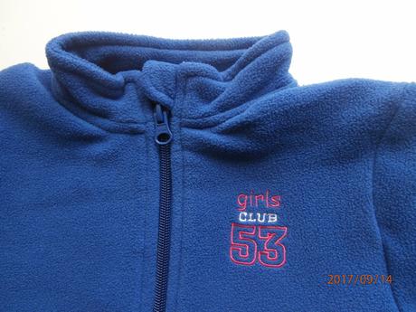 Mikina na zips 5-6 rokov 110/116 bez kapucne, impidimpi,116