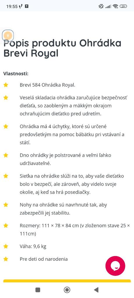 Detská ohrádka, šírka (cm): 110,dĺžka (cm): 80