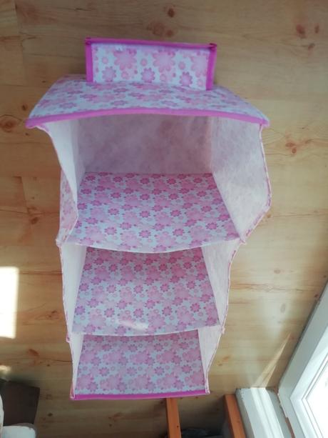 Textilna polička, organizer do skrine, 