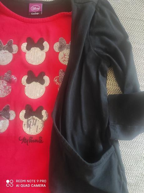 Roztomilý komplet minnie červeno-čierny, george,110