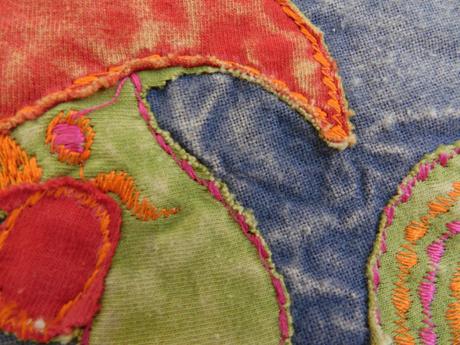 Plátenná hand made torba na plece, 