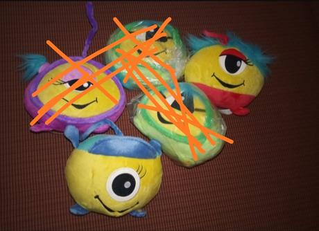 Plysove hracky, loptosi,