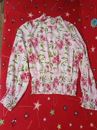 Dámska kvietkovaná blúzka, 38