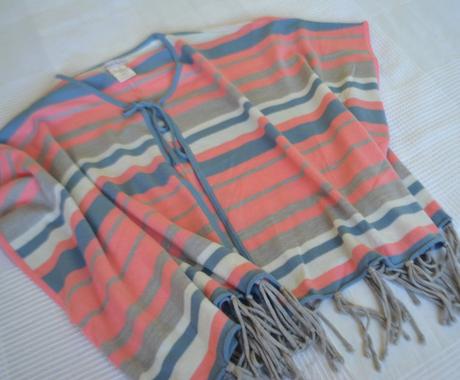 Laura kent pončo, veľ. s/xl - uni, 
