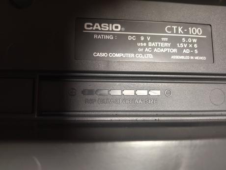 Keyboard casio ctk-100, 