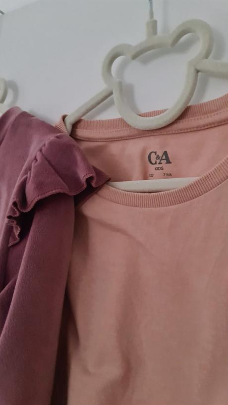 Mikina s tričkom, veľkosť 122, 122