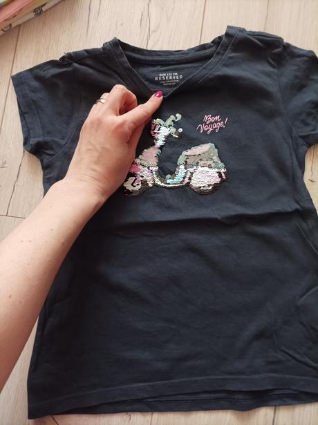 Dievčenské tričká 116/122 22kusov, reserved,116
