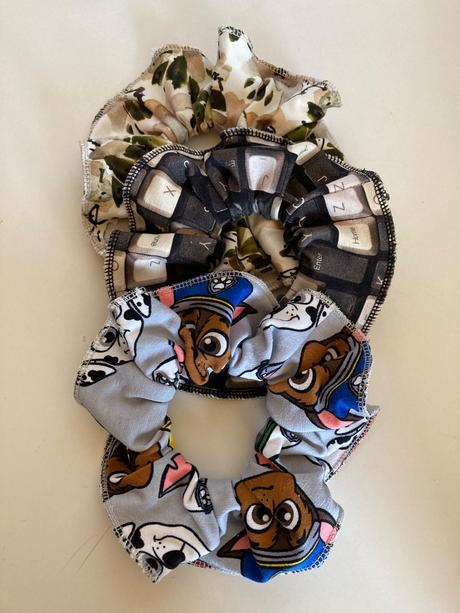 Scrunchies gumičky, 