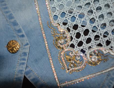 Raw couture, riflové sačko, xs, xs