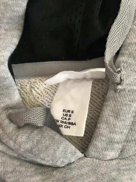 Športová mikinová vesta s kapucou, h&m,s