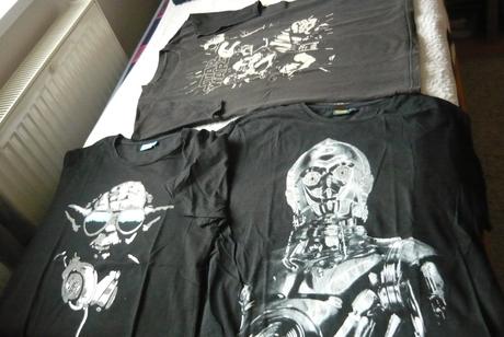 3 ks pánske tričká zn.star wars, xl