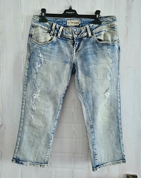 Džínsy bershka 7/8, bershka,38