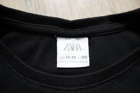 Vrúbkované tričko zara, zara,152