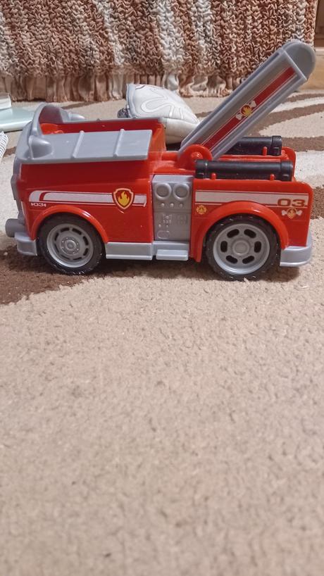 Hračkárske hasičské auto paw patrol, 