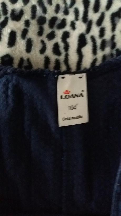 Menšestrové nohavice na traky, loana,104