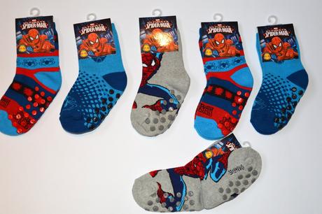 Detské hrubé protišmykové ponožky spiderman, 23 - 31