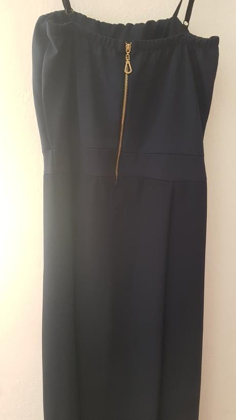 Tmavomodré šaty, s