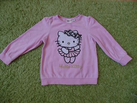 Fleesový svetrík hello kitty, sanrio,98