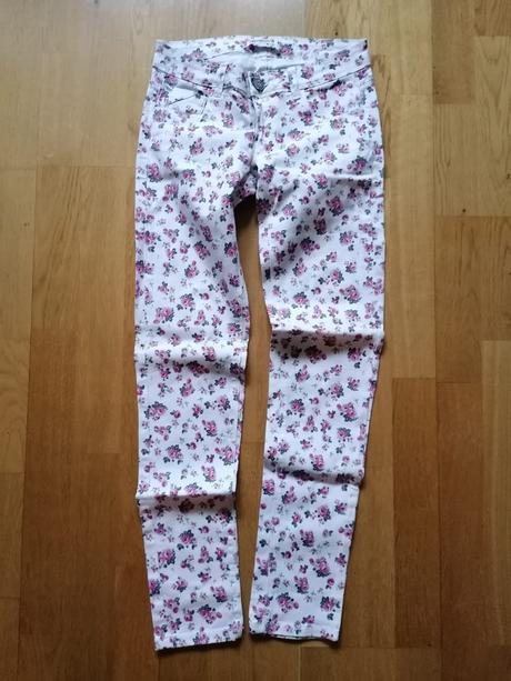 Kvetinkové nohavice č. xs, terranova,xs