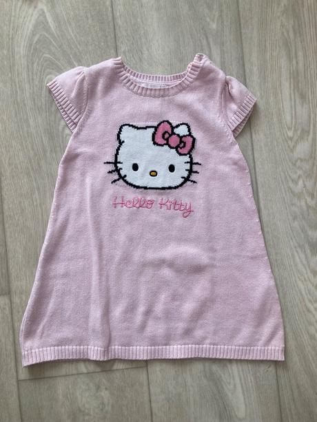 Pletené tričko hello kitty, h&m,86