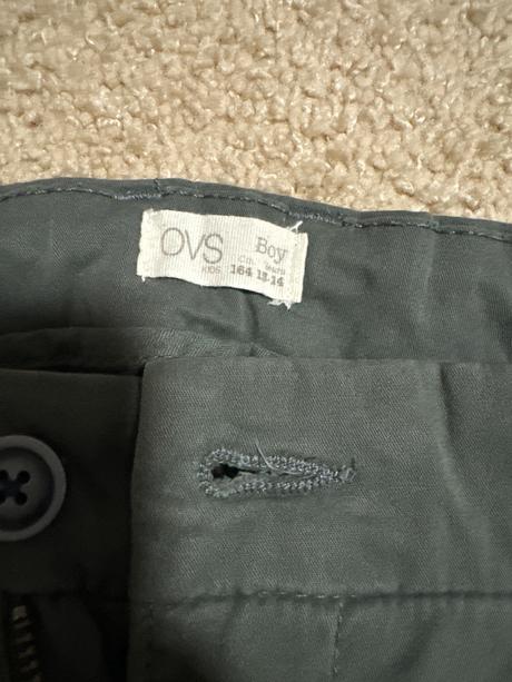 Khaki nohavice pansky rovny strih, ovs,164