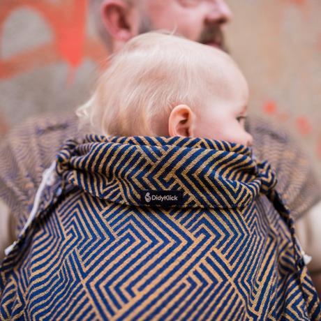 Didymos didyklick metro blau-gold, didymos