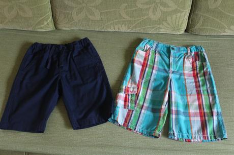 Kraťasy aj ku košeliam, h&m,128