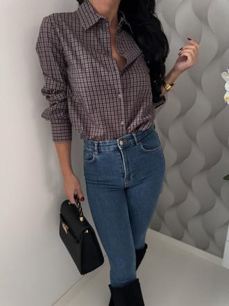 Zara - károvaná košeľa, zara,s