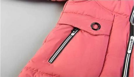 Zimný vetrovkový kabát so zajačikom, 104 - 158