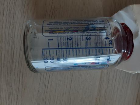 Kojenecka flaša sklenená nová, mam