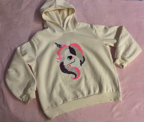Mikina s kapucňou 134/140cm, h&m,134