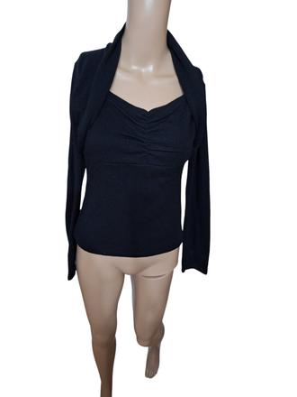 Dámsky pulóvrík s bolérkom 2v1, s