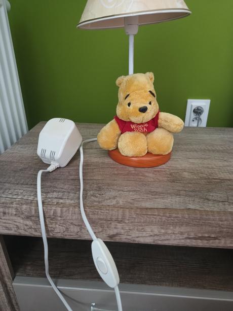 Nocna detska lampa s macikom pu,
