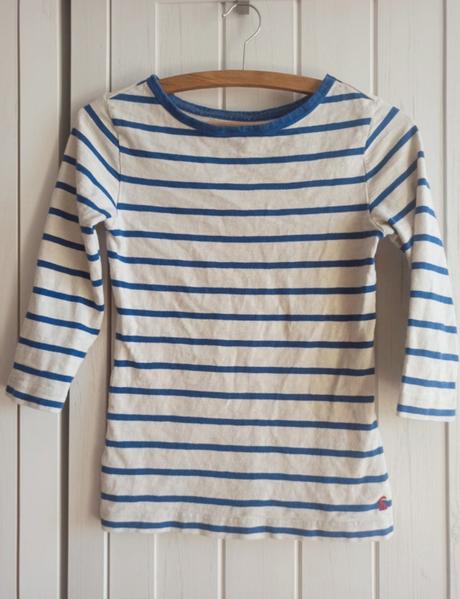 Joules bavlnené pásikavé tričko, xs