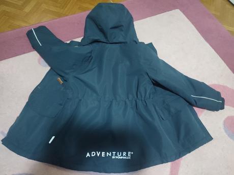 Bunda pompdelux tmavomodrá, pompdelux,128