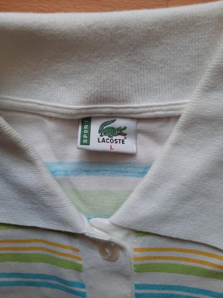 Dámske/ dievčenské tričko-polokošeľa, lacoste,s