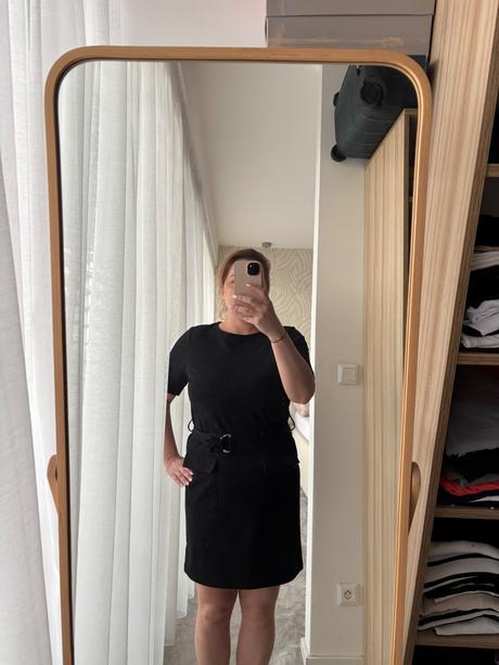 Čierne elasticke šaty, f&f,40