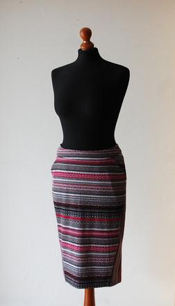 Štýlová etno minisukňa, timeout,s