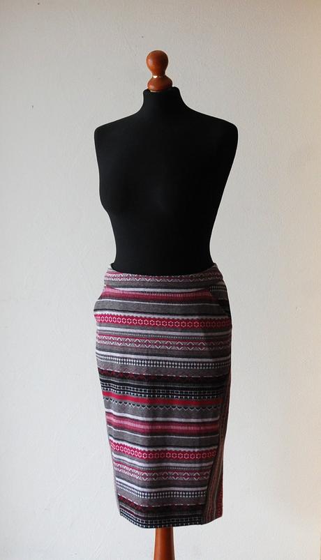 Štýlová etno minisukňa, timeout,s