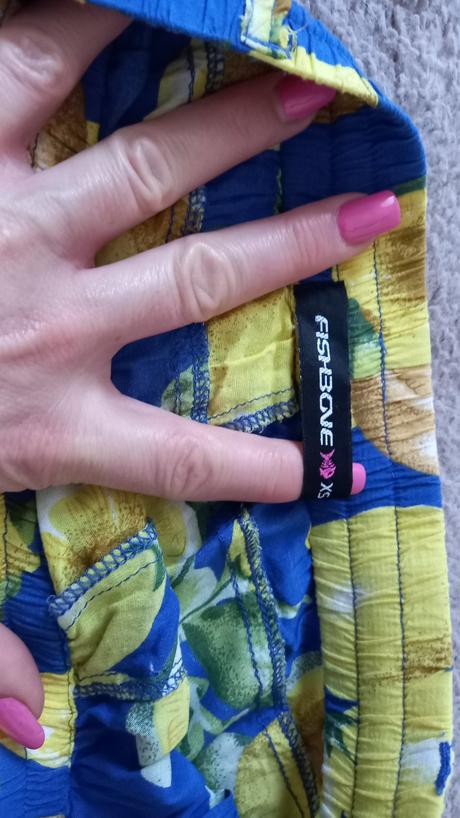 Šortky/ kraťasy, fishbone,xs